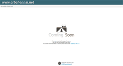 Desktop Screenshot of crbchennai.net
